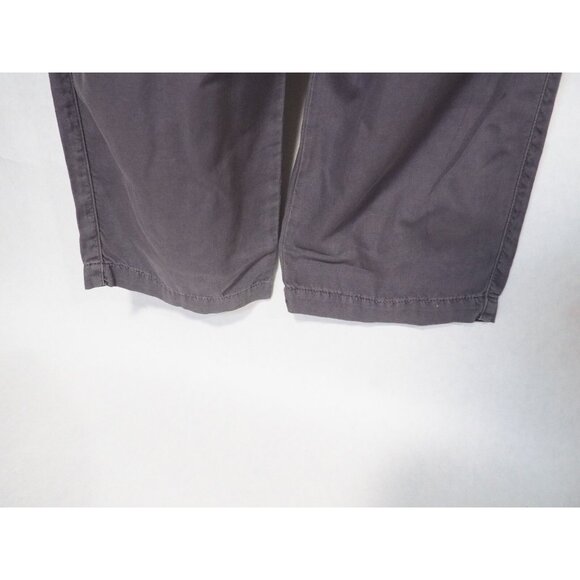 Postmark Equinox Gray Cotton Linen Cropped Apron Jumpsuit, Size XL - Picture 8 of 12